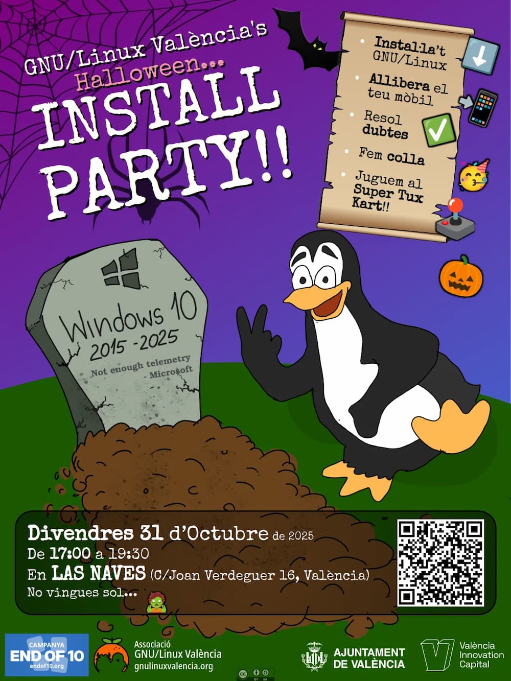 Halloween-Install-Party-Valencia-31-de-octubre_poster Halloween-Install-Party-Valencia-31-de-octubre_poster