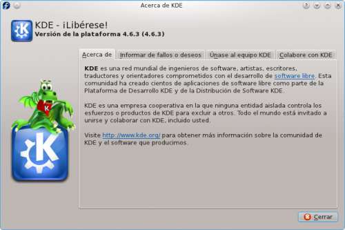 KDE 4.6.3 en Fedora 15