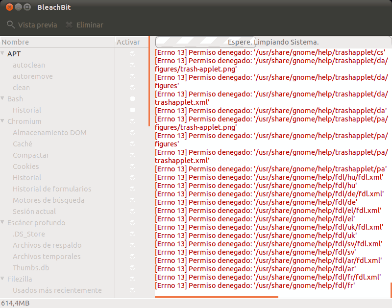 BleachBit o como limpiar tu Ubuntu a lo fácil BleachBit o como limpiar tu Ubuntu a lo fácil
