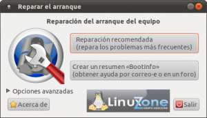 Soluciona problemas con el GRUB con Boot Repair Soluciona problemas con el GRUB con Boot Repair