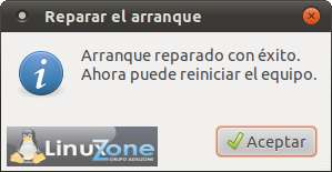 Soluciona problemas con el GRUB con Boot Repair Soluciona problemas con el GRUB con Boot Repair