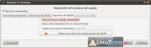 Soluciona problemas con el GRUB con Boot Repair Soluciona problemas con el GRUB con Boot Repair