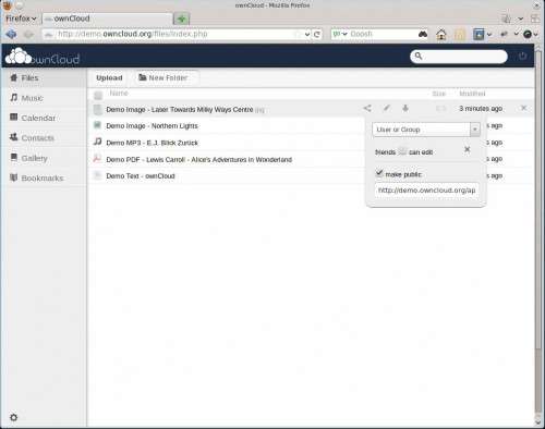 Un Dropbox a medida: ownCloud 2