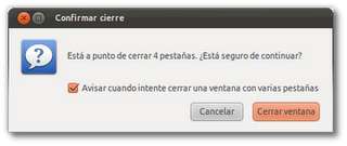 Habilita 'Guardar y cerrar pestañas' al cerrar Firefox Habilita 'Guardar y cerrar pestañas' al cerrar Firefox
