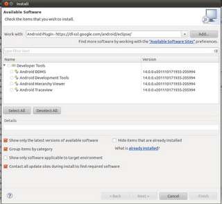Instalación del SDK de Android en Ubuntu Instalación del SDK de Android en Ubuntu