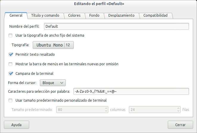 La barra de menú en la terminal de Ubuntu 11.10 no desaparece La barra de menú en la terminal de Ubuntu 11.10 no desaparece