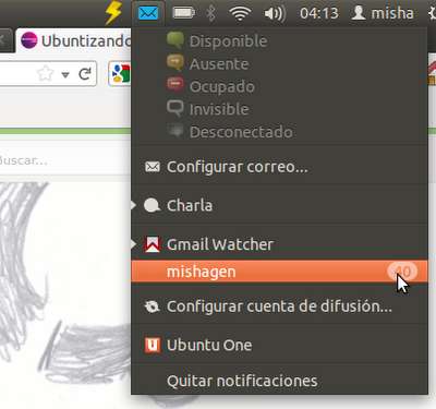 Integrar Gmail en Ubuntu 11.10 Integrar Gmail en Ubuntu 11.10