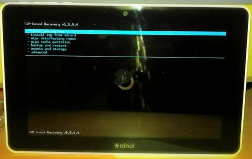 Instalar Clockwork Recovery (CWM) en tablet Ainol Novo 7 Elf