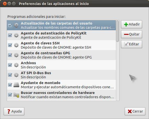 Cómo activar la opción de Aplicaciones al inicio en Ubuntu 12 04 Cómo activar la opción de Aplicaciones al inicio en Ubuntu 12 04