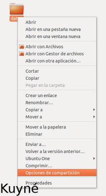 Como compartir archivos entre Ubuntu y Windows