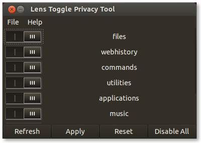 Habilita o deshabilita las lentes de Ubuntu a tu gusto: bye, bye Amazon! Habilita o deshabilita las lentes de Ubuntu a tu gusto: bye, bye Amazon!
