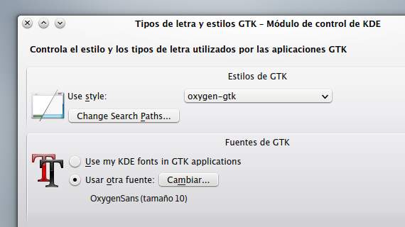 Controlando el estilo de las aplicaciones GTK en KDE Controlando el estilo de las aplicaciones GTK en KDE