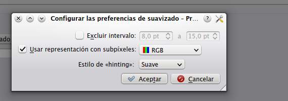 Fuentes legibles en openSUSE 12.2