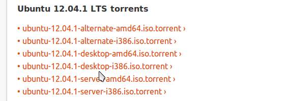 Descarga Ubuntu mediante torrent