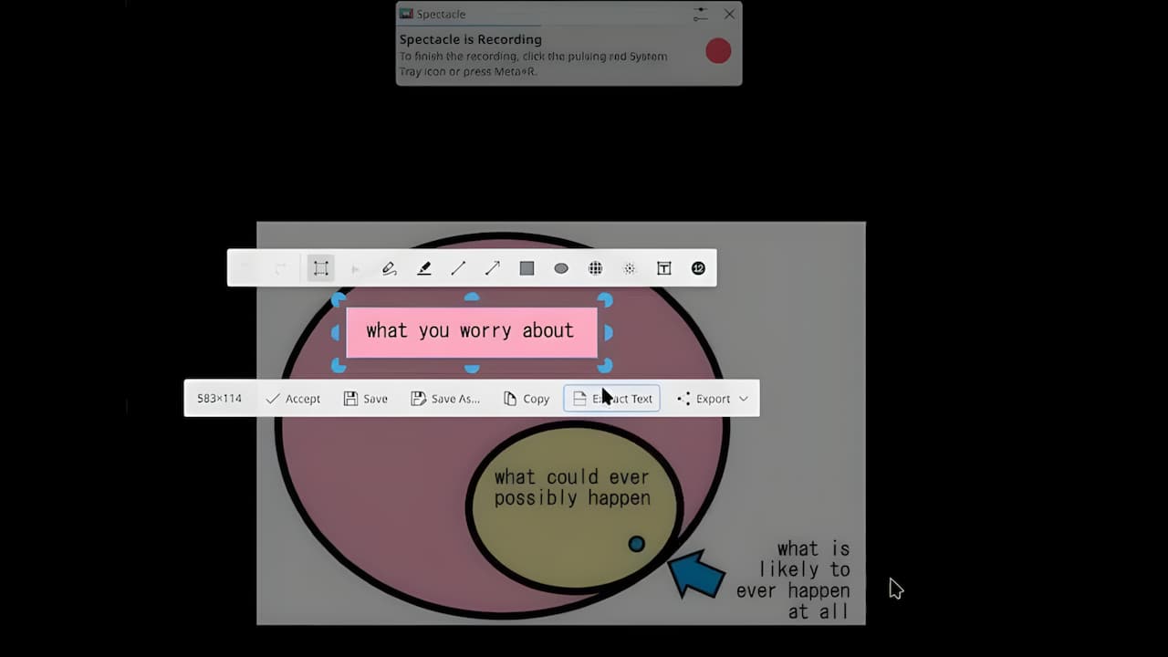 Spectacle-extrayendo-texto-en-KDE Spectacle-extrayendo-texto-en-KDE
